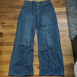 Gap high waisted wide leg jeans